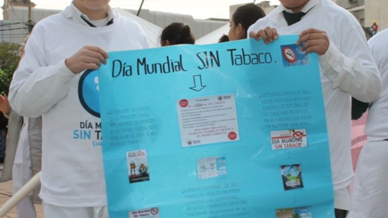Acto por el Día Mundial sin Tabaco