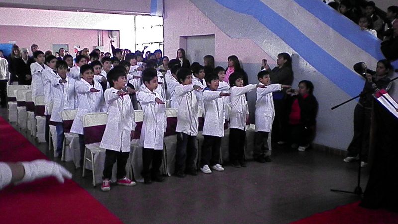 Colorido y emotivo acto de promesa a la Constitución Nacional