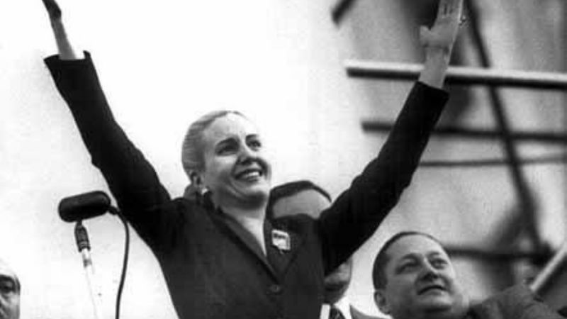 En su natalicio, jóvenes peronistas evocan a Evita