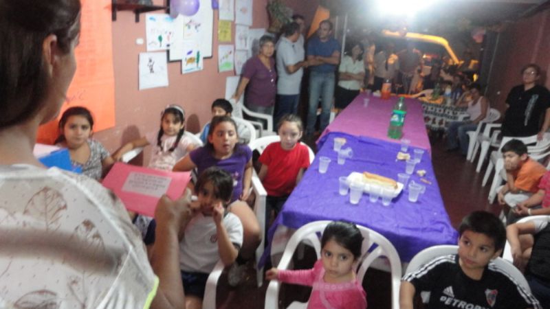Niños disfrutaron de un taller recreativo
