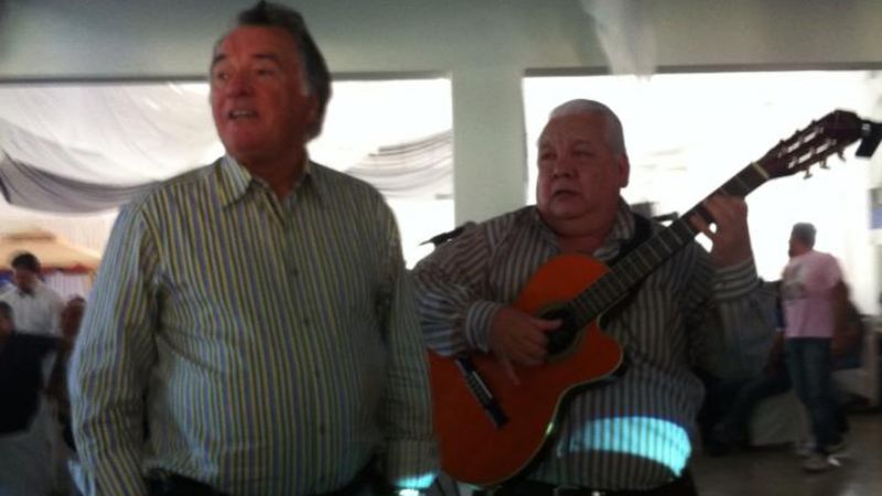 Saadi y Barrionuevo juntos