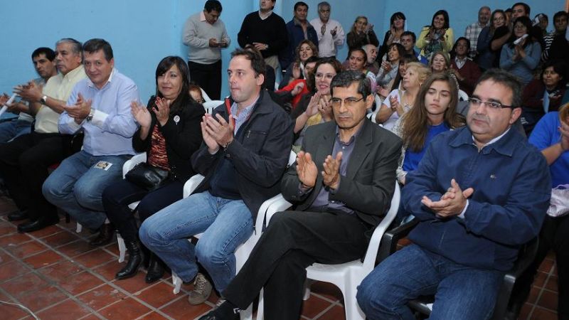 Mera encabezó acto en el PJ