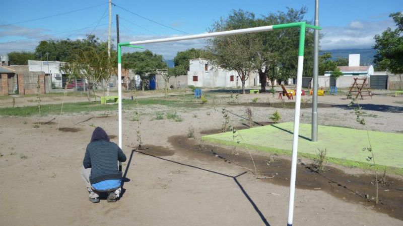 Inauguran mañana un nuevo espacio deportivo barrial