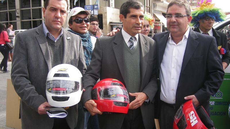 Se realizó recambio de cascos en el centro