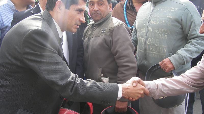 Se realizó recambio de cascos en el centro