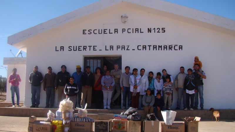 Realizan donaciones en el interior