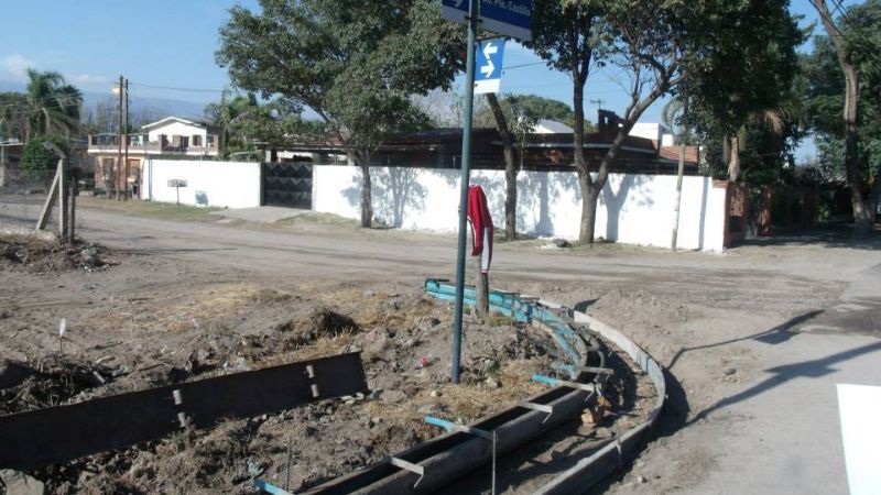 Trabajos de cordones cunetas, desagües pluviales y poda en Valle Viejo