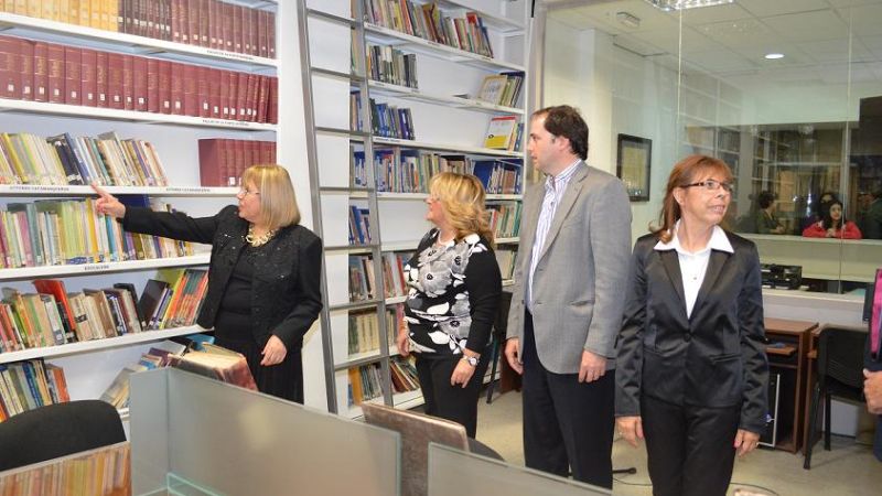 Inauguraron la nueva biblioteca del Senado 