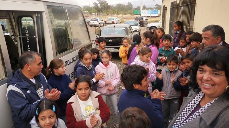 Chicos de Palo Labrado visitan la ciudad