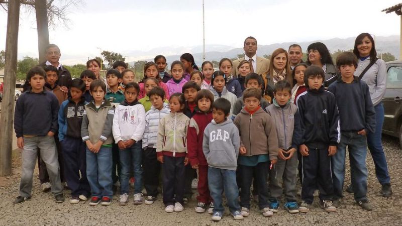 Chicos de Palo Labrado visitan la ciudad