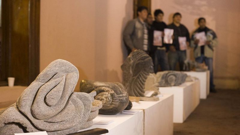 Excelentes obras coronaron el Taller de Tallado en Piedra