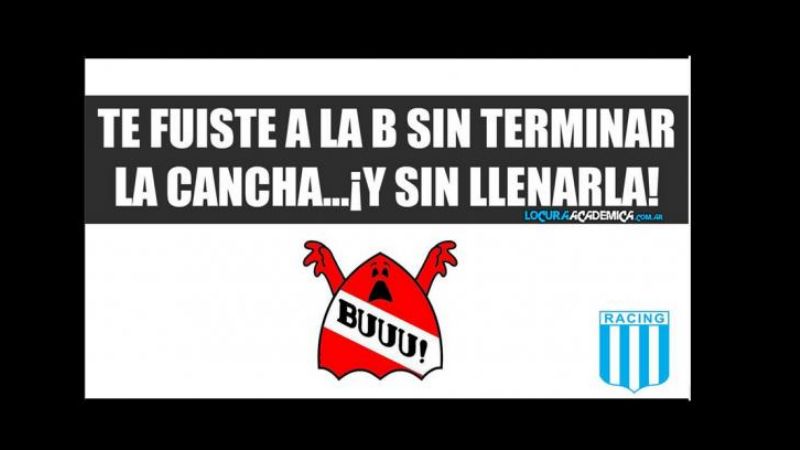 Los afiches por el descenso del “Rojo” a la B Nacional