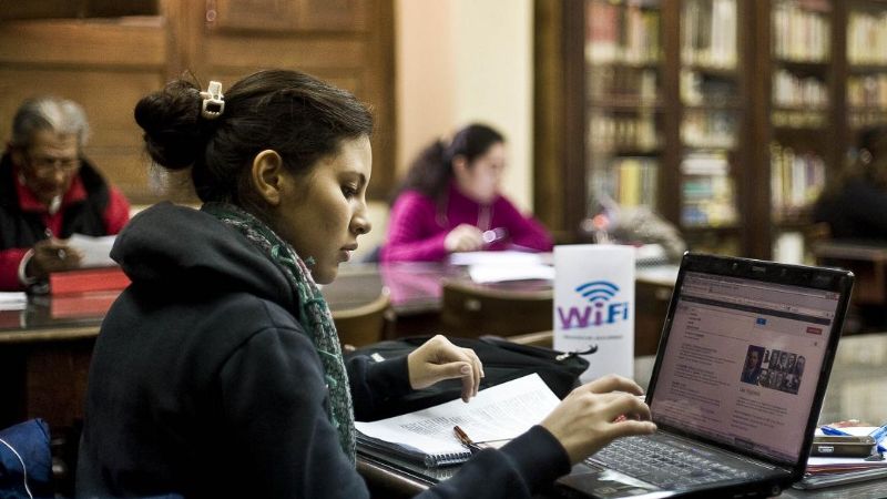 La Biblioteca Julio Herrera incorporó internet libre para sus usuarios