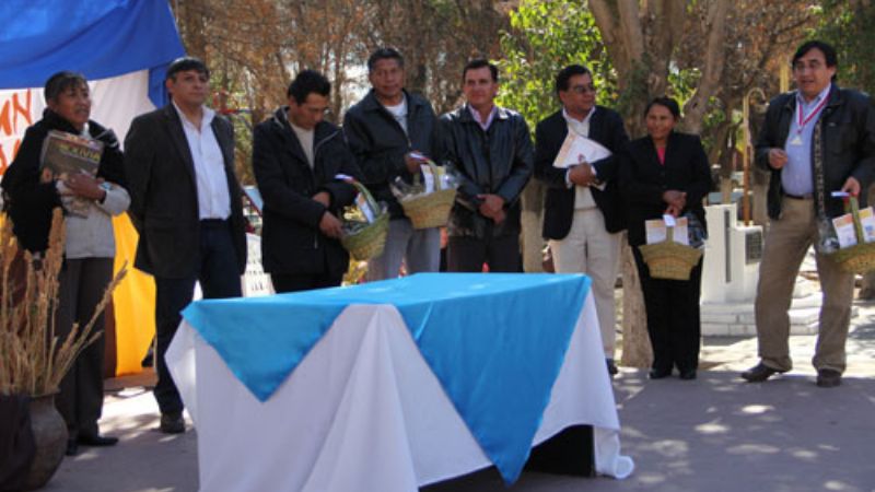 Buenos resultados en la Primera Feria de la Quínoa en Santa María