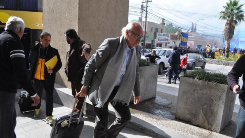 Gran acompañamiento a Boca que ya está en Catamarca