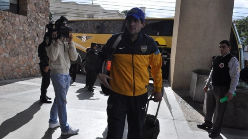 Gran acompañamiento a Boca que ya está en Catamarca