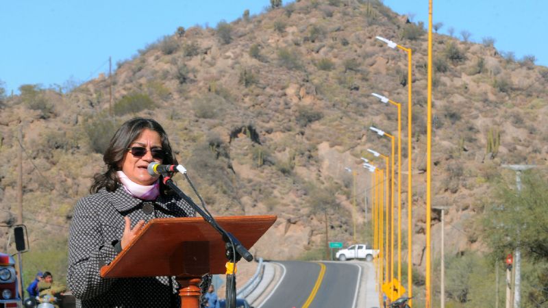 Lucía viajó a Chile