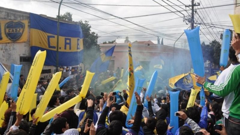 Multitudinaria demostración de afecto a Boca en Catamarca
