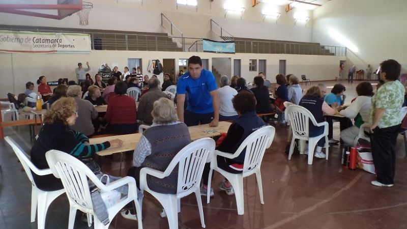 Encuentro preparativo para los Juegos Evita de Adultos Mayores  