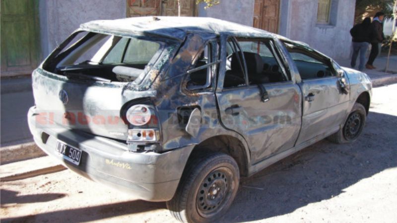 Vuelco en Fiambalá: ocupantes salvaron sus vidas de milagro