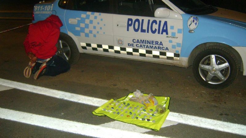 Secuestran droga en la ruta 38