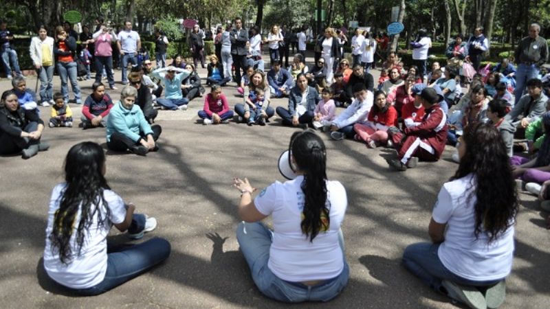 Celebran “Día Mundial de Yoga”, en El Jumeal