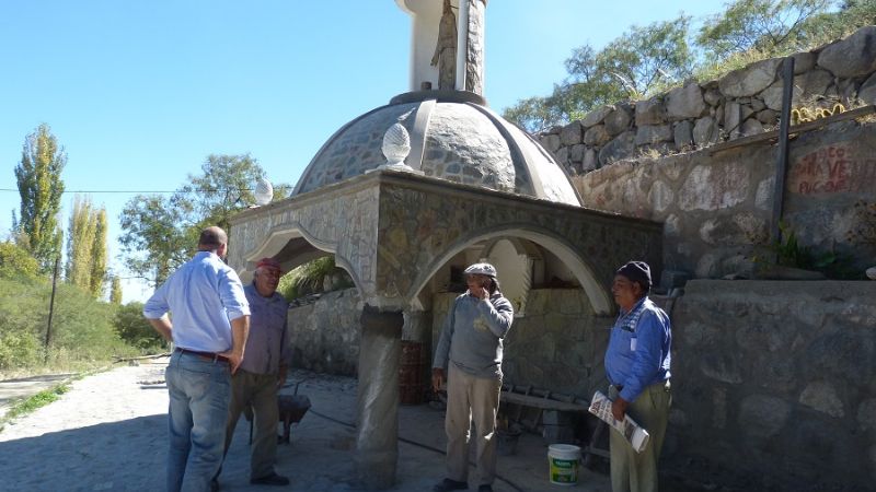 Mutquín inaugura su “altar de Fe”
