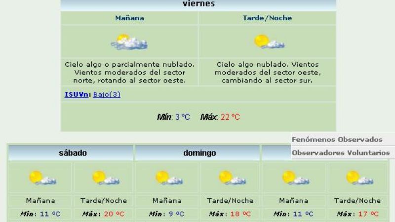 Alerta meteorológico incluye zona cordillerana de Catamarca