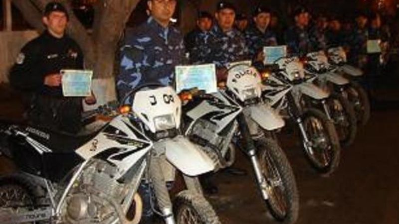 Acto de cierre del primer curso de Infantería Motorizada 