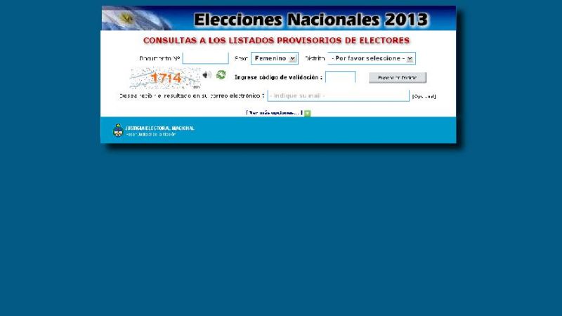Vence el plazo para consultar padrones provisorios y hacer reclamos