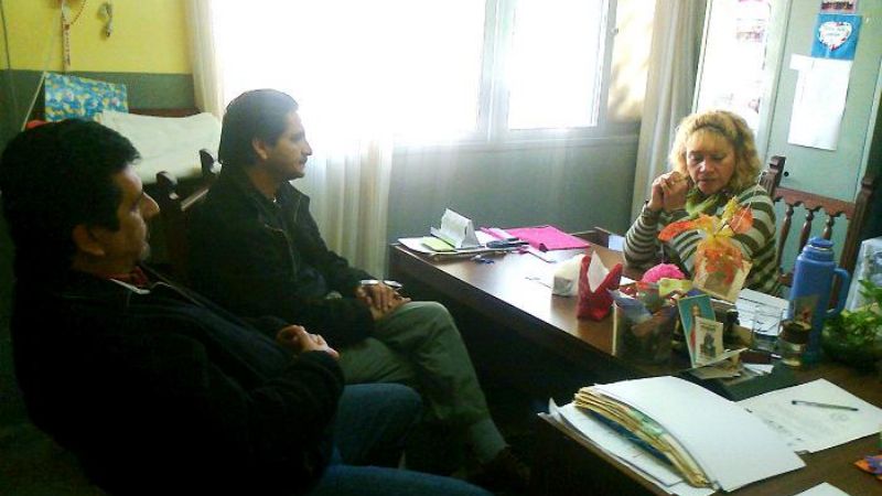 Trabajos de refacción y mantenimiento en escuela de Los Altos