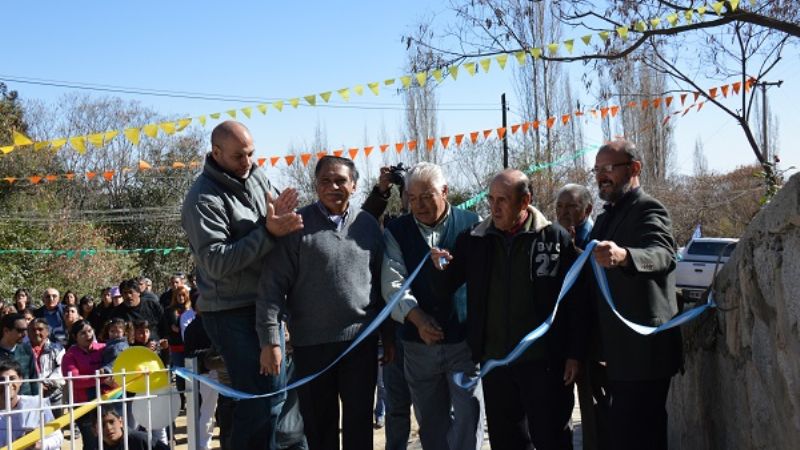 Vecinos de Mutquín inauguraron obra