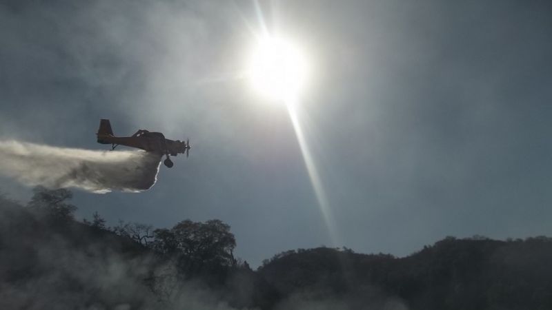 Incendios forestales durante el fin de semana