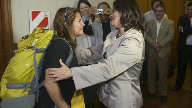 La Gobernadora recibió a Úrsula Díaz