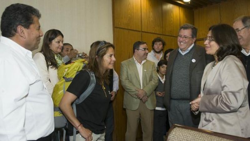 La Gobernadora recibió a Úrsula Díaz
