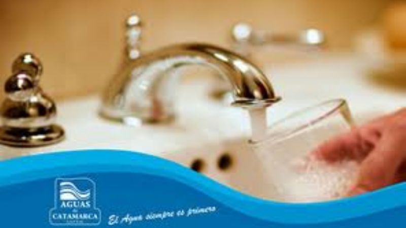 Aguas de Catamarca con los periodistas