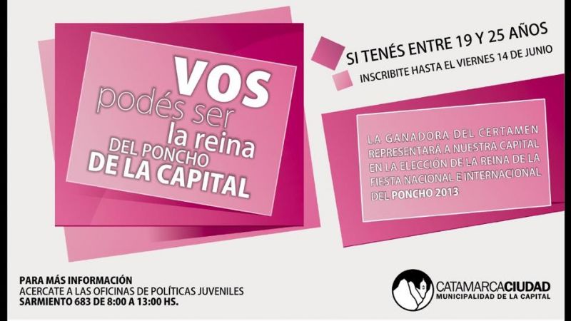 Inscripciones para elegir la Reina de la Capital