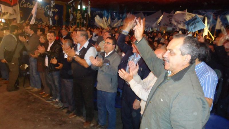El lema de unidad fue la bandera del Congreso del PJ