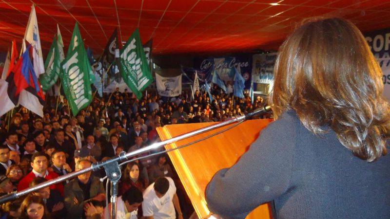 El lema de unidad fue la bandera del Congreso del PJ