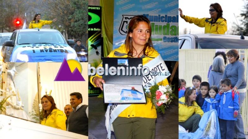 Emocionante recibimiento a Úrsula Diaz en Belén