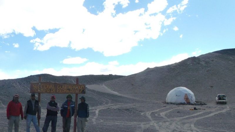 Controles permanentes en el campo de Piedra Pómez