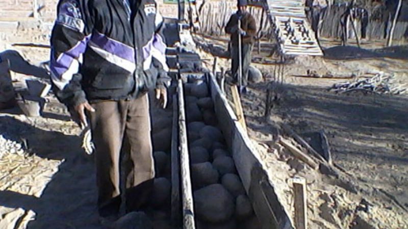 Trabajos en la Capilla de la Soledad