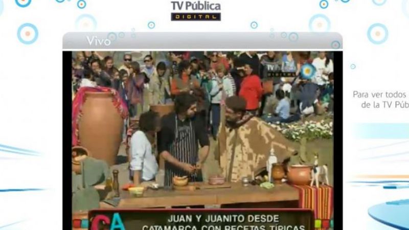 La TV Pública llevó el Poncho al país