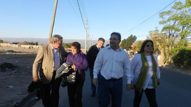 Jalil acompañanó a los candidatos del FPV