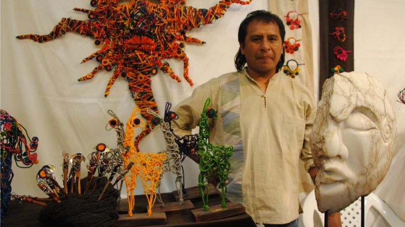 “Estudié pero mi oficio es ser artesano”