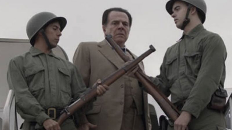 Proyectan “Puerta de Hierro” en la Fiesta del Poncho