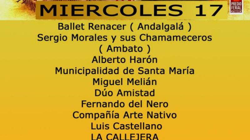 Muña promociona la cartelera de esta noche