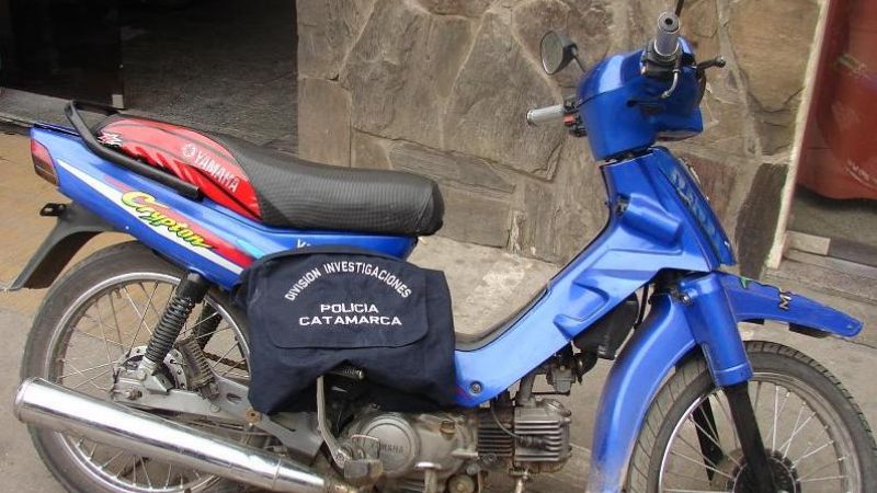 Secuestran moto abandonada