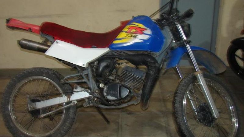 Recuperan moto robada hace 11 años