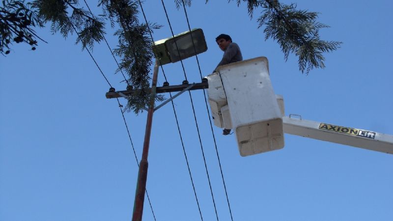 Trabajos solidarios en el barrio La Antena